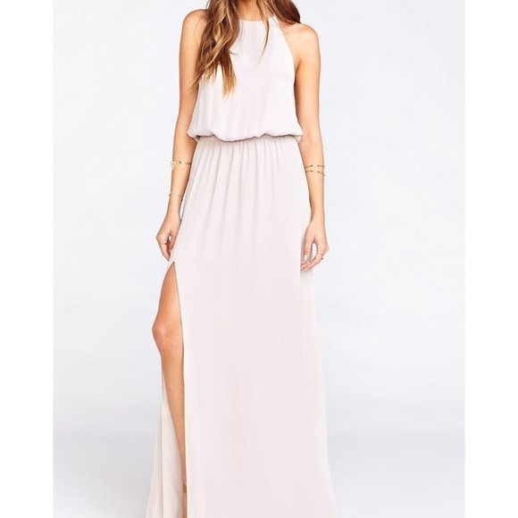 Show Me Your MuMu Dresses & Skirts - Show Me Your MuMu Heather Halter Dress Size M